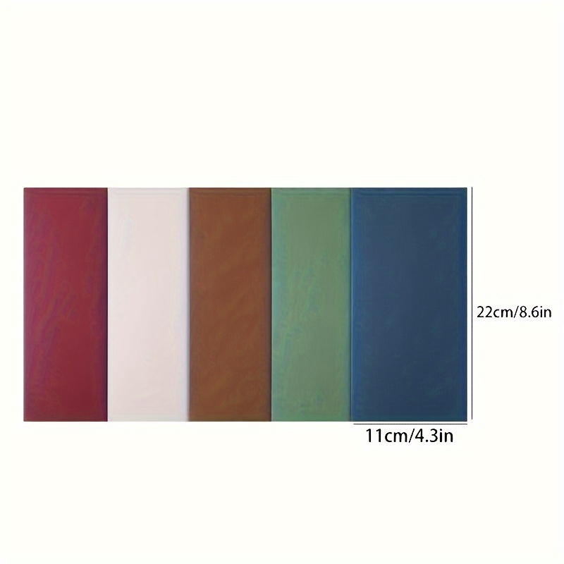 TEMU Set Of 5pcs Colorful Vintage Envelopes With Mixed Colors. Made Of Thick And Sturdy Paper, Are Wear-resistant, Not Easy To Tear And Well- With