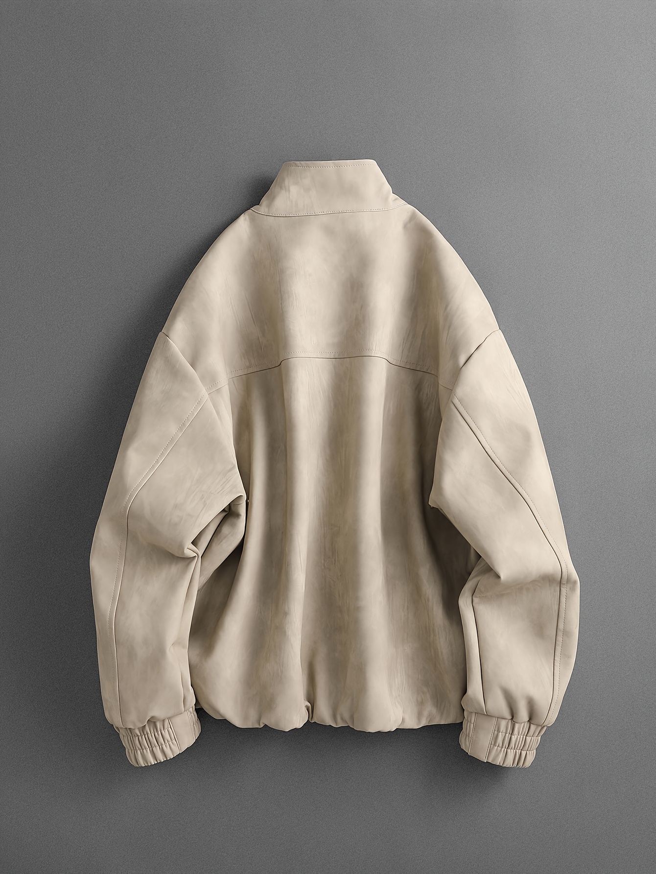 ジャケット・アウター VINTAGE WASHED LEATHER ZIP Topshop faux leather bubble vintage wash seam detail zip up