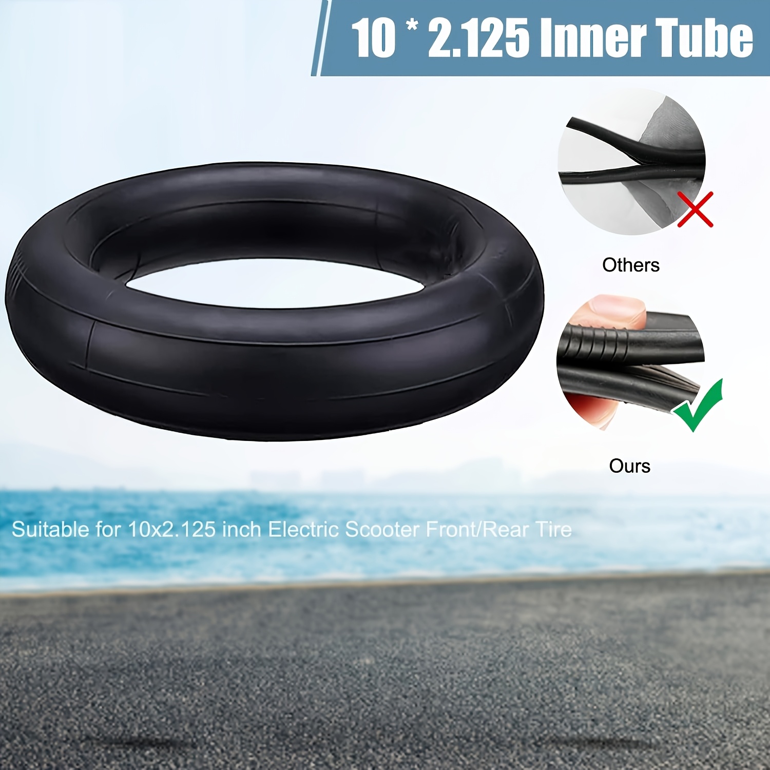 CHAOYANG-neumáticos Sin Cámara 10X2,50-6,5, Aptos Para Patinete Eléctrico De 10 Pulgadas, Cubo De Motor De 36V Y 48V, Neumáticos De Vacío Para Rueda Delantera O Trasera - AliExprs 18