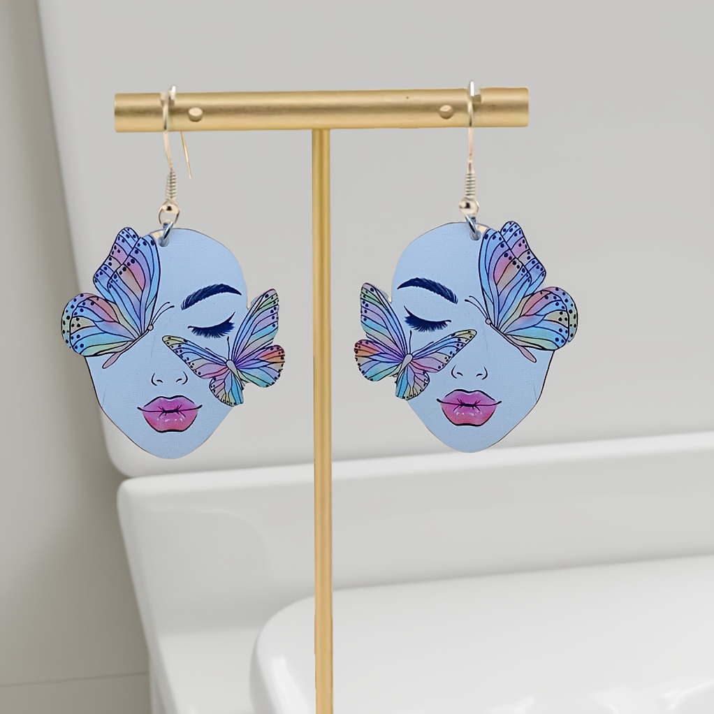 Women's Dreamy Butterfly Inspired Hoop Earrings