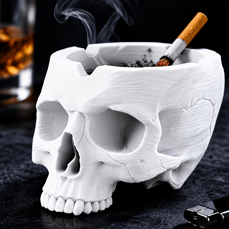 cigarette ash holder Portable Car Home LED Light up Ashtray Auto Travel Cup also perfect for a desktop or small table and fits inside a desk drawer 'Smokin Ash' Lexington Ashtray