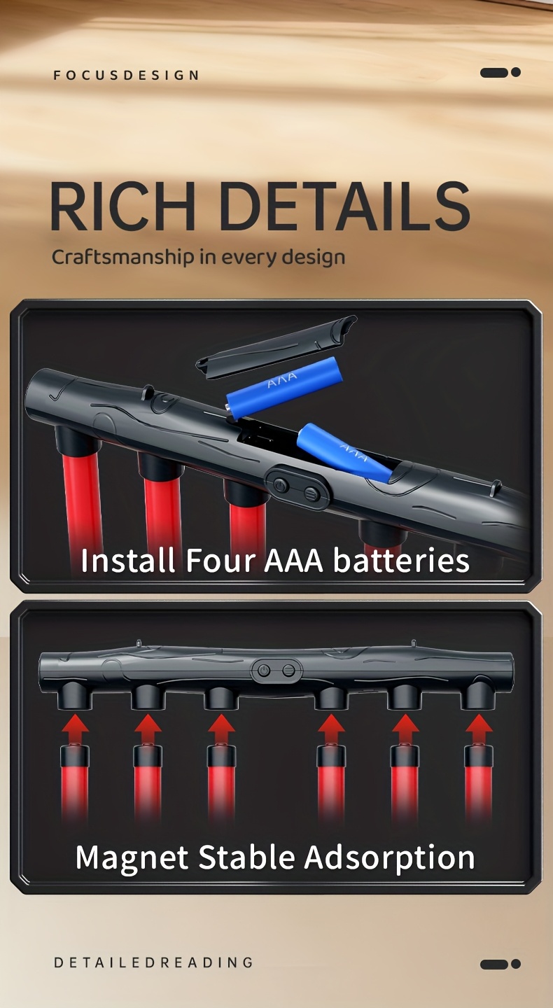 Quick Reaction Training Stick, Fast Hand-Eye Coordination Grabber