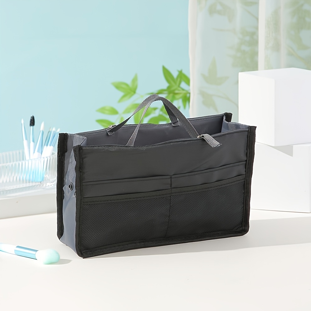 TEMU organisateur de sac à main, pochette multifonction avec poche pour téléphone, trousse de toilette de voyage pour rangement de sac à main