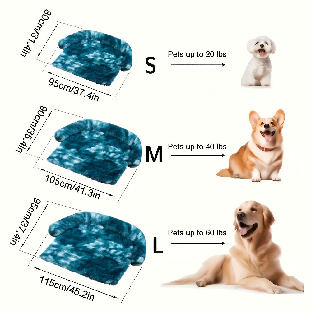 plush dog sofa mat detachable pet bed cushion with soft polyester fill   small to large dogs adds   to your home dog sofa Product details 0