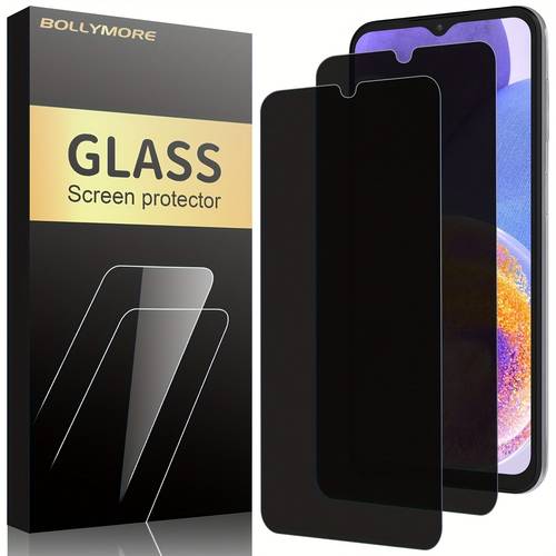 2 pack privacy screen protector for samsung galaxy a16 a26 a36 a56 a35 a55 a34 a15 a16 a03 a51 a31 a32 a22 a05 s24 fe s25 fe s20 fe anti tempered case friendly soft film privacy