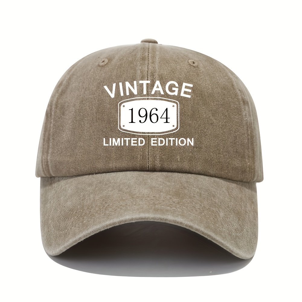 Vintage Inspired Distressed Cotton Baseball Cap With Curved Brim Lightweight Non Stretch Letter For Mens Casual Outdoor Sports Baseball Cap Jewelry Accessories Temu Temu