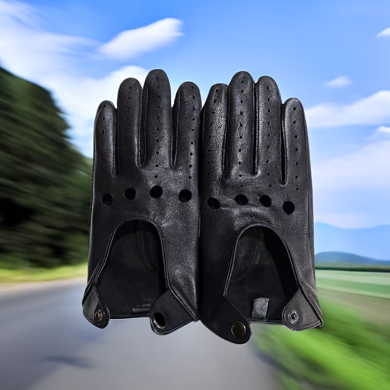 

1pair Gloves, Sheepskin Gloves, 3 , For Cycling