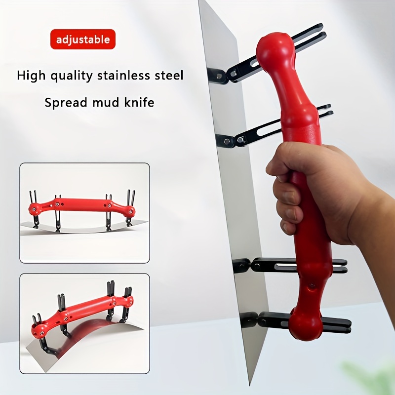 versatile high carbon steel putty knife adjustable   for painters multi functional home   tool oil paint scraper universal scraper details 2