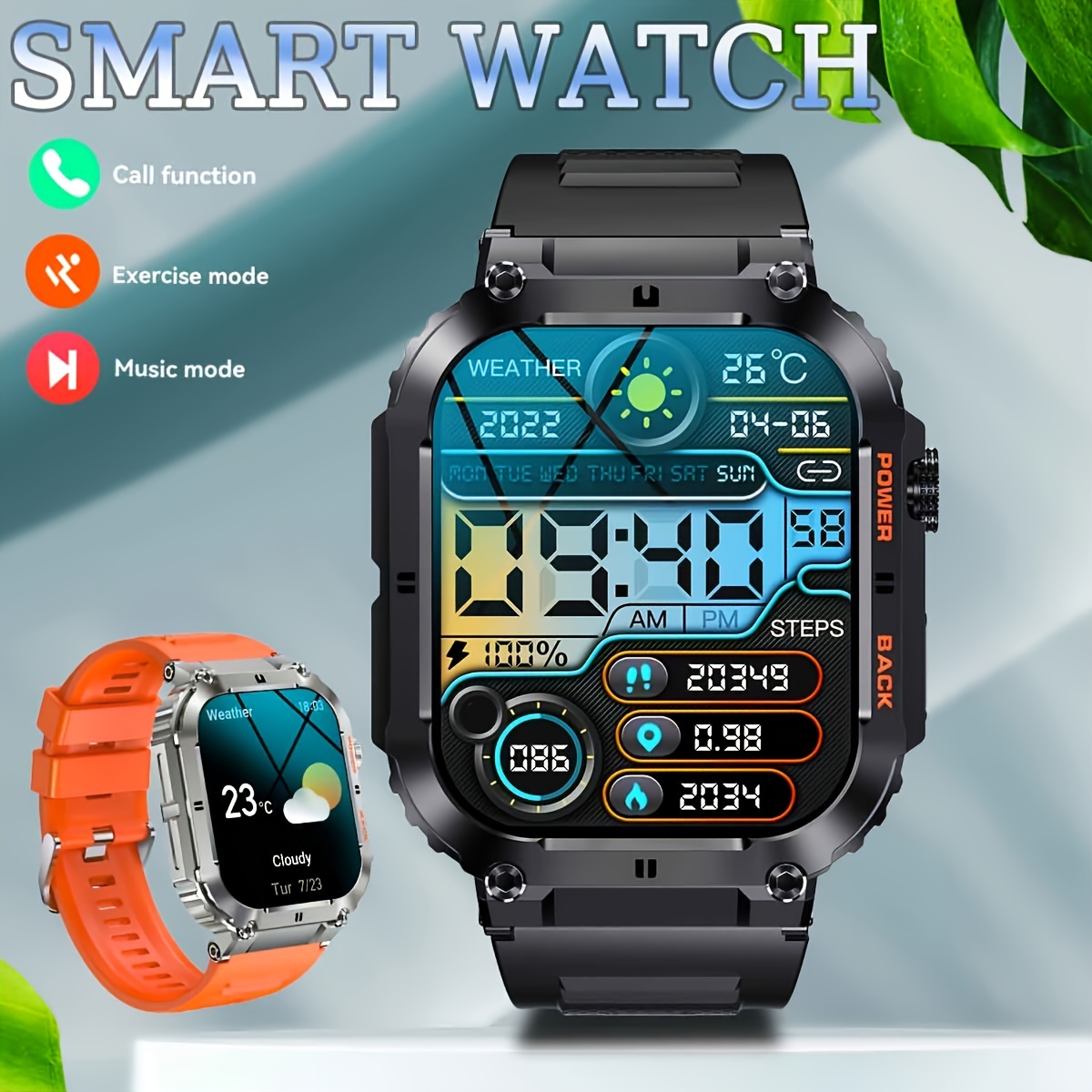 Smart Watch 1.83'' Pantalla Táctil Completa: Más De 100 - Temu Mexico