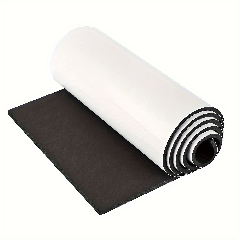 Neoprene Sponge Rubber Foam Sheets Black Adhesive Backing Temu