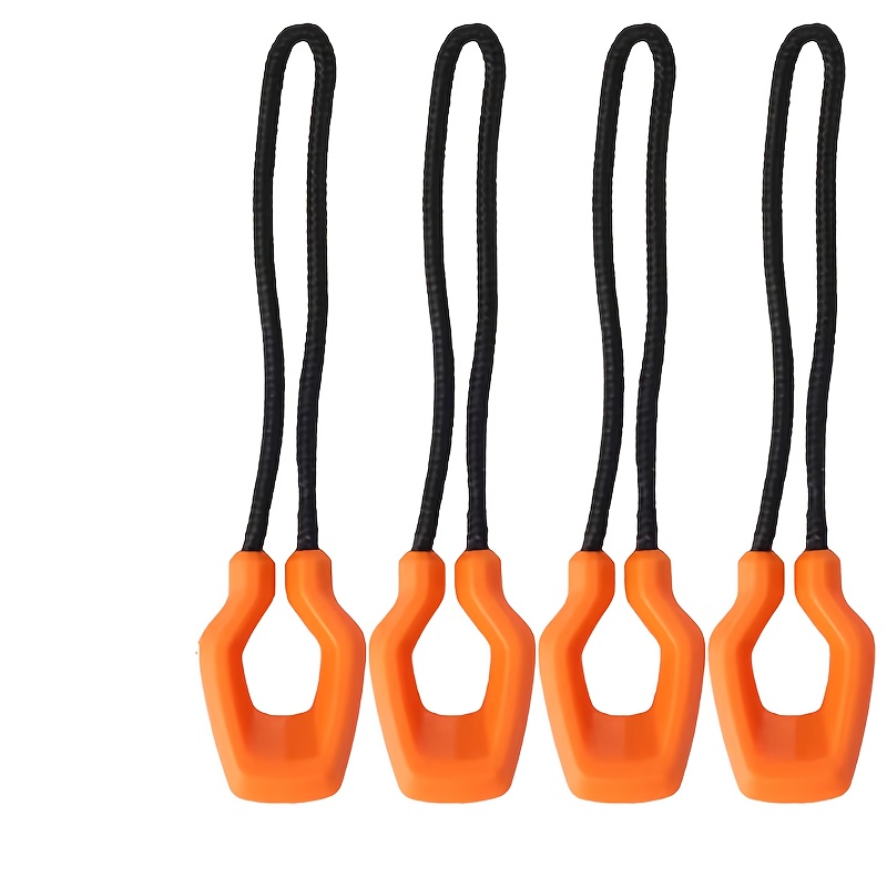 Set Of 4 Stylish Zipper Pulls, Durable And Handy Zipper Extensions For Bags And Jackets
