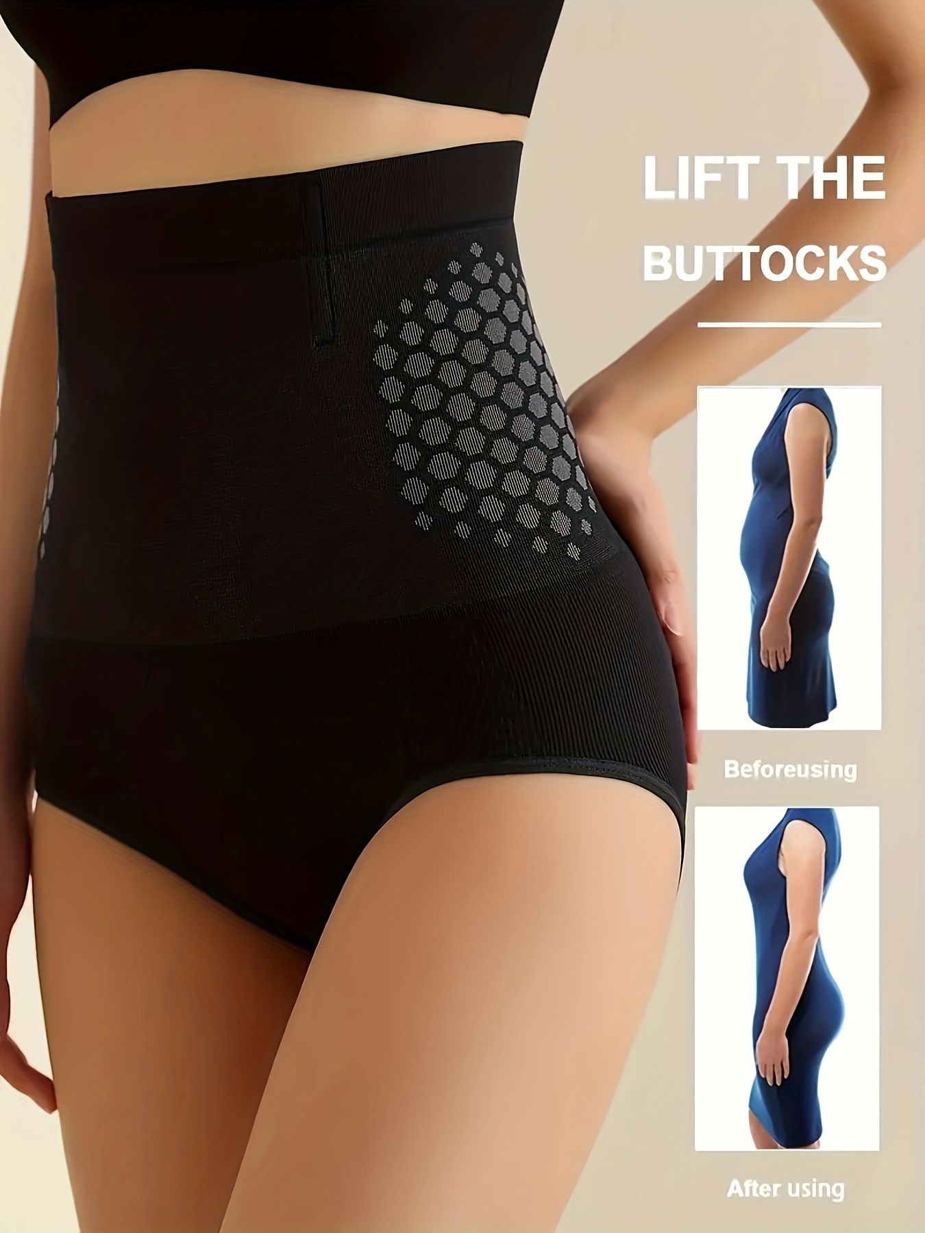 High Waist Tummy Tuck Underwear for Women, Shapewear for Waist and Buttocks Lifting, Small Tummy Tuck, Body Shaping, Beautiful Body, Panties