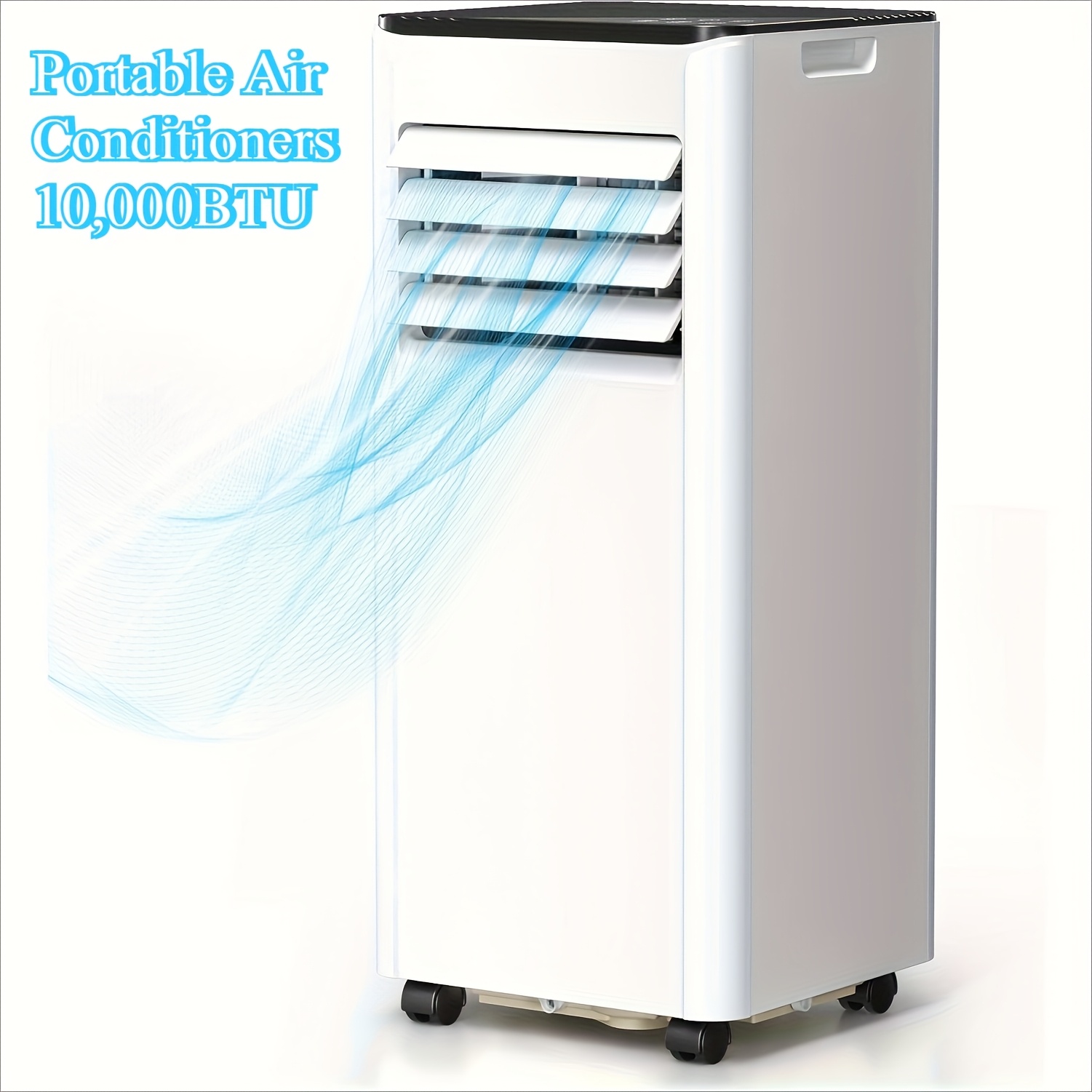 portable air conditioners and 35 inch tower fan     35 portable tower fan with   8000 10000 btu   2 wind   4   portable   display 24hrs timer installation kits for home office dorms