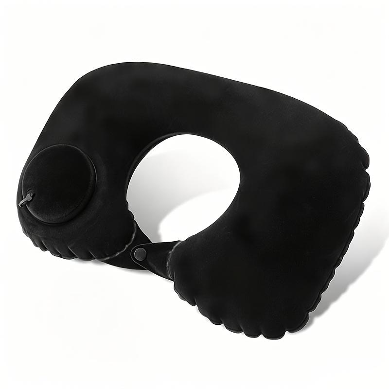 Outdoor Travel Inflatable Pillow U-shaped Pillow Press-to-inflate Neck Pillow