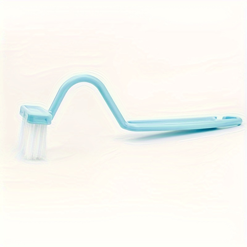 V-shaped Toilet Brush, Blue/pink: Dead-angle-free Household Toilet Brush, No-drilling Wall-mounted Bathroom Long-handle Brush Set, Essential Tool Ss