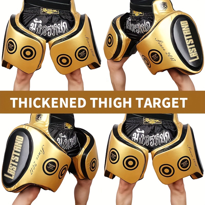 

Laststand Premium Thickened Leather Muay Thai Leg - Fit, Gear With Area For Kicking & Leg Workouts, Ideal For Mma, , And Combat Sports