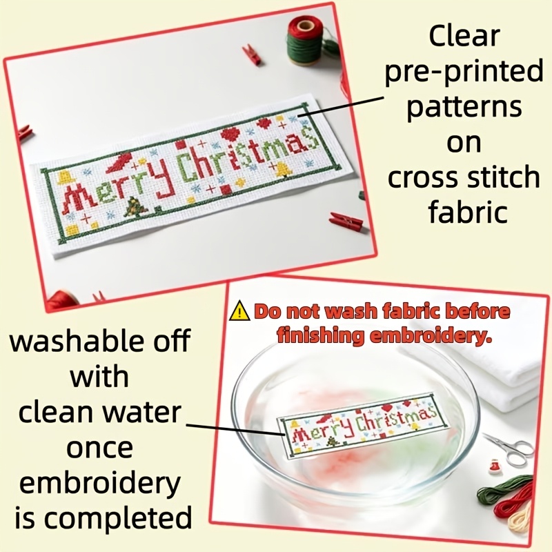 11-Carat Printed Cross-Stitch Bookmark Set, Forest Fruit Gnome Theme