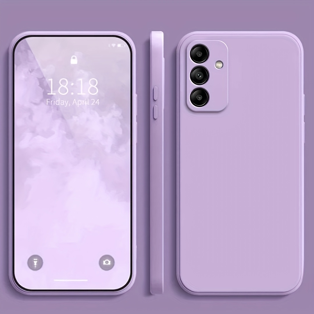 TEMU Phone Case - Fashion Frame Soft Cover Case Compatible With Galaxy A16 A36 A56 A15 A35 A55/5g With Built-in Fluff Shockproof Protection