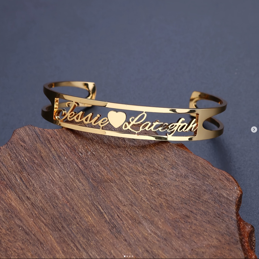 

Personalized Couple's Bracelet - Steel , & For Or Gifting