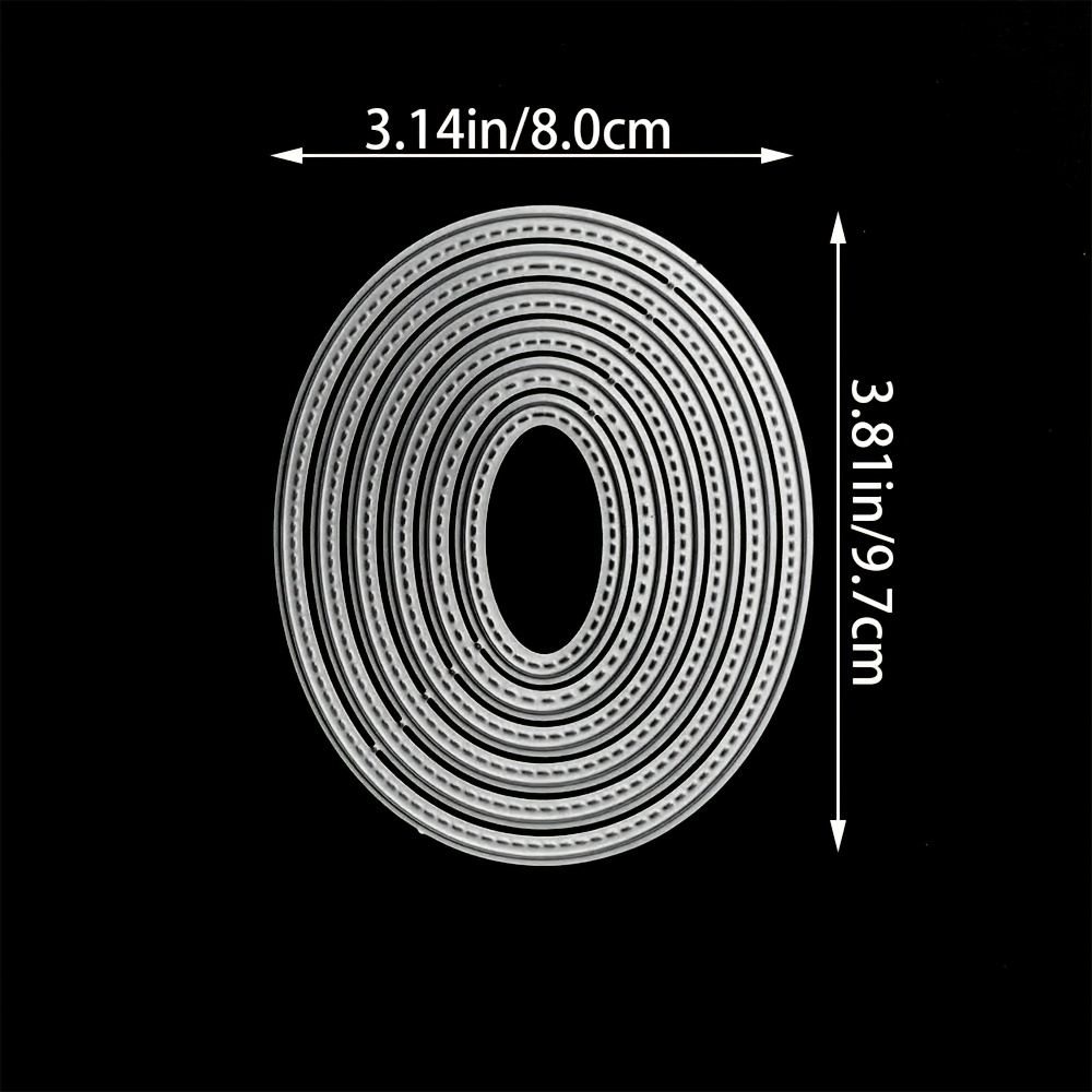 TEMU Matrices de Découpe Métalliques pour Scrapbooking DIY, Album Photo, de Gaufrage Décoratif et Pochoir