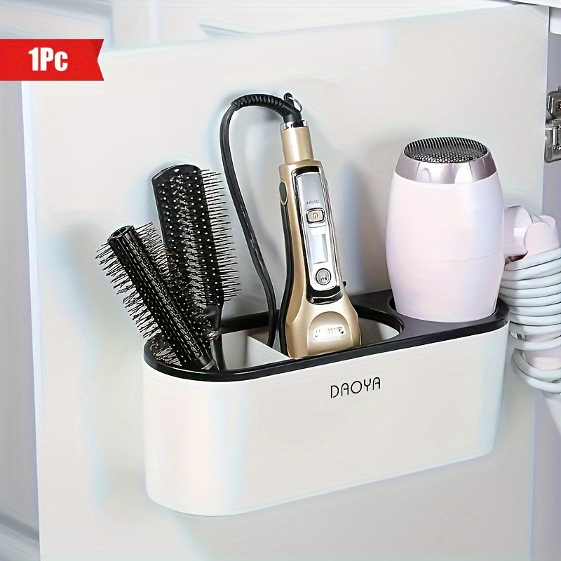 TEMU 1pc Dryer - -saving Bathroom Organizer - Stores & , Including Curling Irons, Straighteners & Styling Accessories - , -