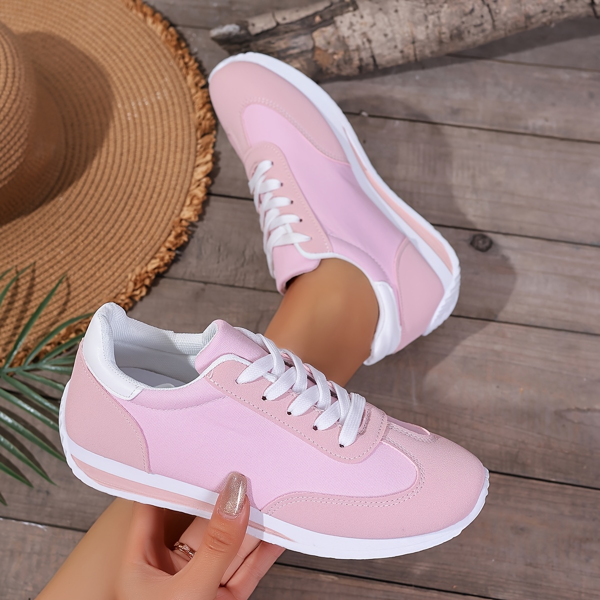 Women's Lightweight Sneakers Suitable For - Wear - Stability Sneaking With Cushioned Tpr Sole, Breathable Fabric & Upper - Minimalist Casual Athletic Footwear For Walking, Standing, Exercise