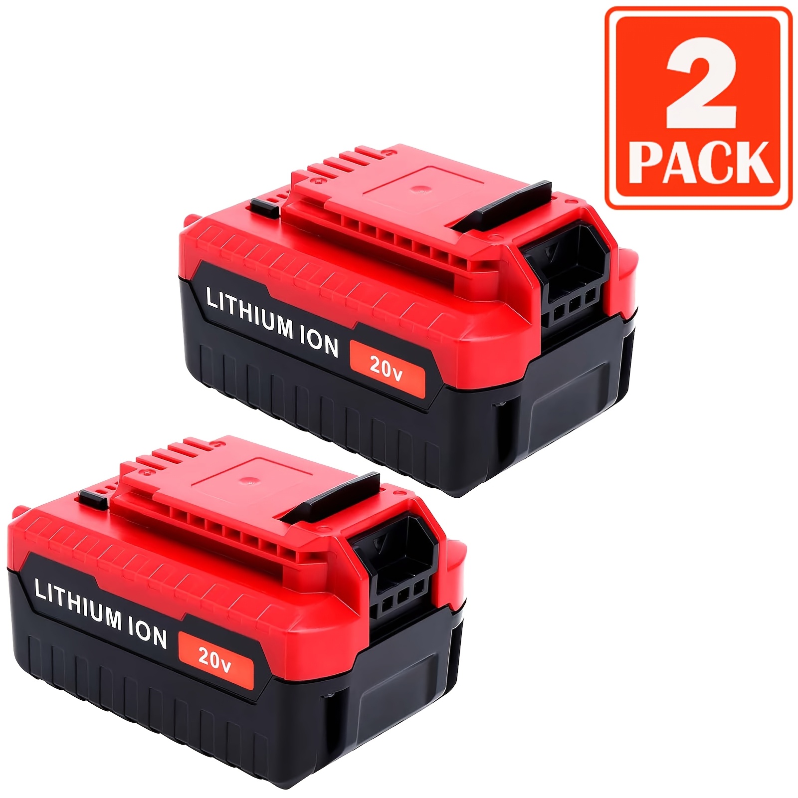 

2pack 20v 8.0ah Replacement Lithium Battery For Pcc685l Pcc685lp Pcc680l Pcc681l Pcc682l Compatible With 20v Tools