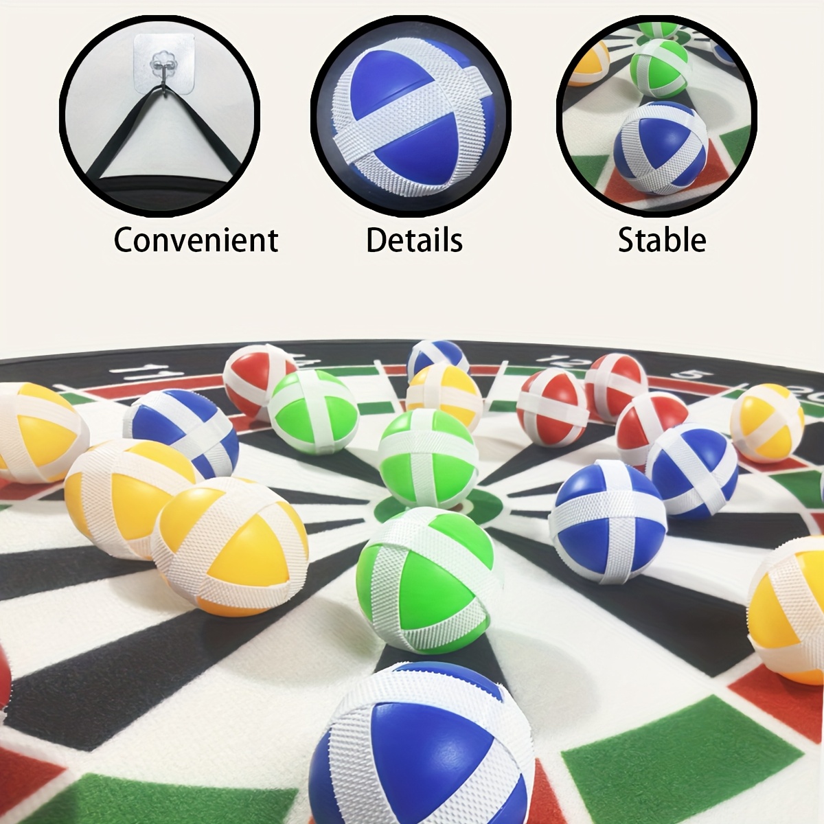  board with sticky balls 26 inch 14 inch foldable game suitable for indoor outdoor parties soft for children hand eye coordination development Product details 7
