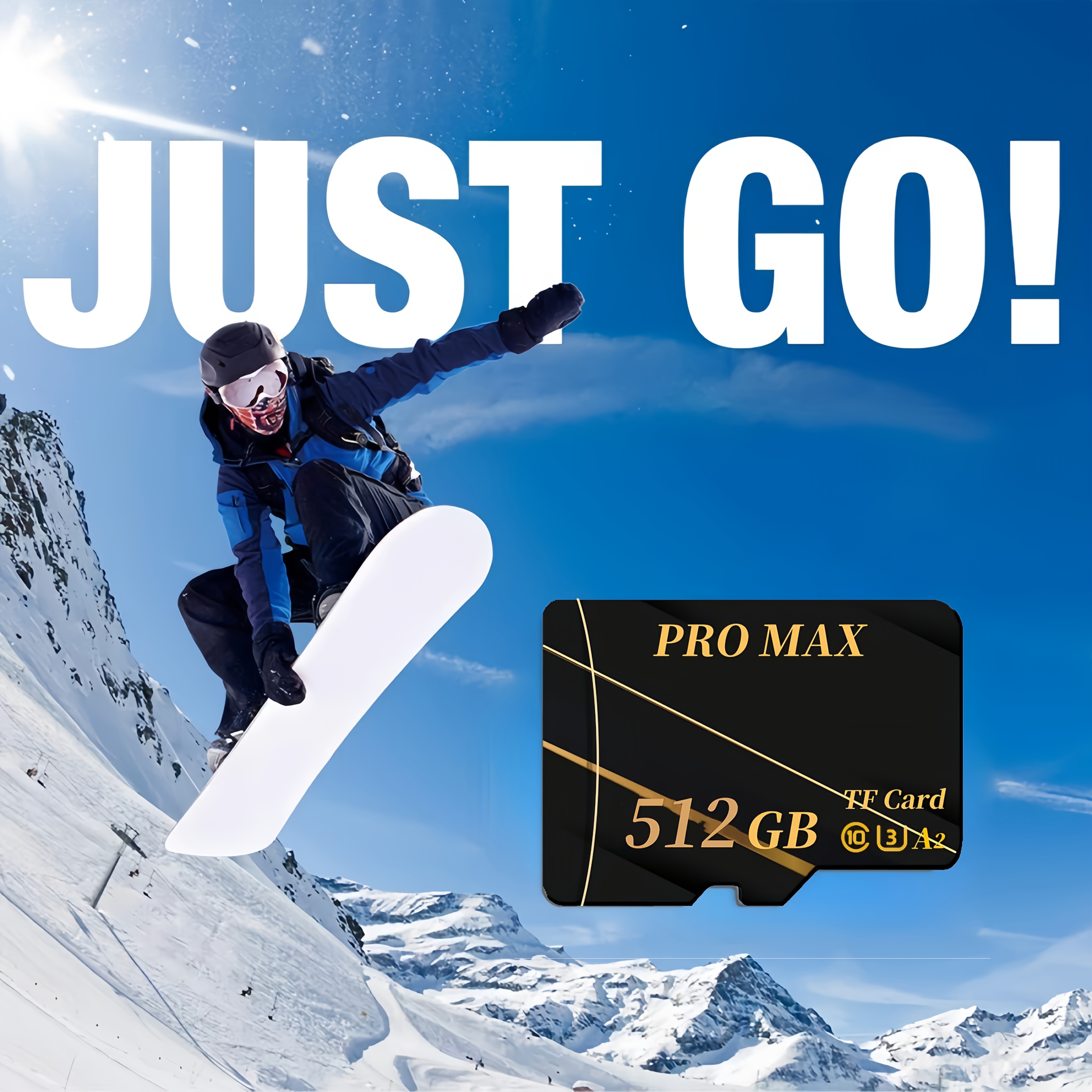 256GB/512GB Mini SD Memory Card with SD Adapter - High-Speed Data Transfer, Compatible with Cameras, Smartphones, PCs, Headphones, and Full HD Video & Photo Storage, Smartphone Storage, Compact Design, Durable Storage