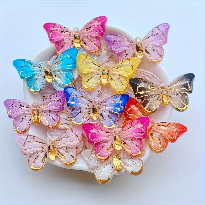 Image of 12pcs Set Of Colorful Crystal Resin Beads - Flat-bottom Rhinestone Pendants, Single Hole Suitable For Jewelry And Craft Decoration