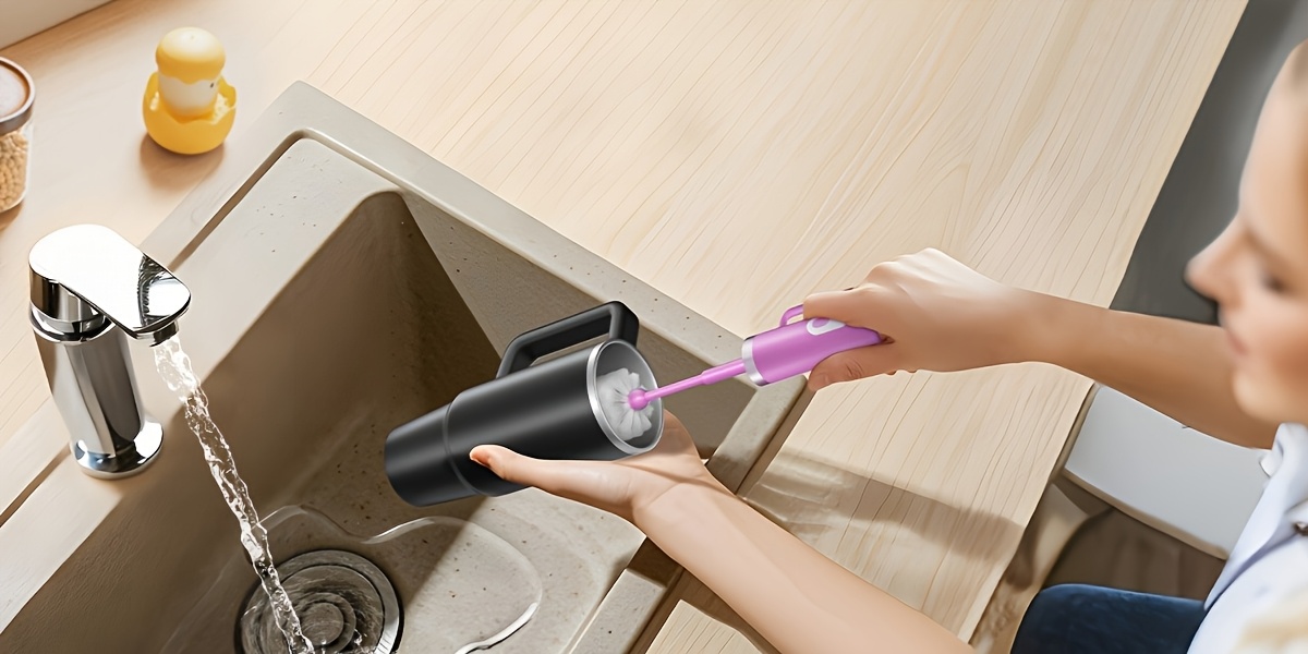 electric cleaning brush for mugs cup brush 2 cleaning power levels waterproof built in rechargeable battery standard straw brush type c charging cable wall mounted for drying cleaning tool kitchen accessory mug cleaning brush Product details 6