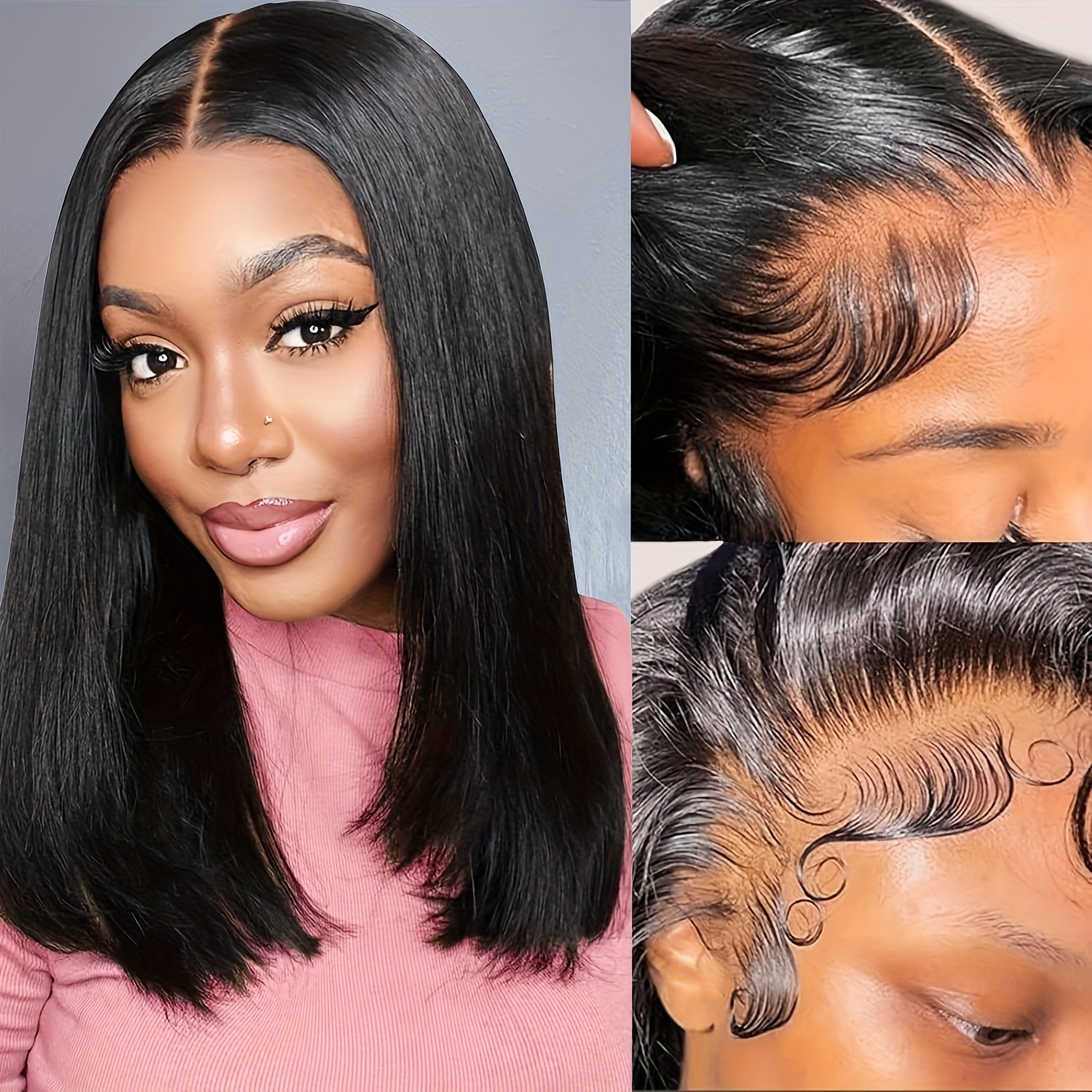 Women's Straight Synthetic Bob Wig - Heat-Resistant Synthetic Hair, Natural Look Everyday & Cosplay Costume Party Wig, Sleek Straight Style for All Light Beige Tones & Ethnicities - Easy Maintenance, Versatile Hairpiece