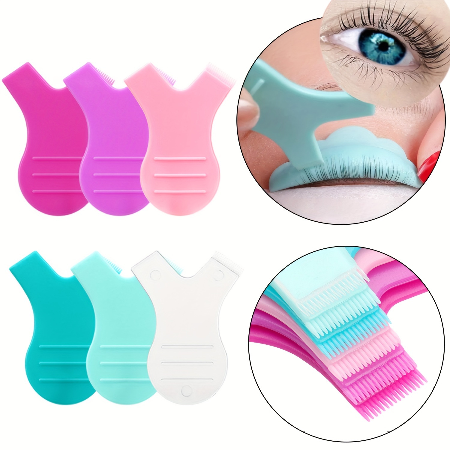 

10pcs/bag Y Shape Eyelash Lift Brush Perm Eyelash Extensions Supplies Reusable Plastic Lash Lift Curler Tools Extension Brush