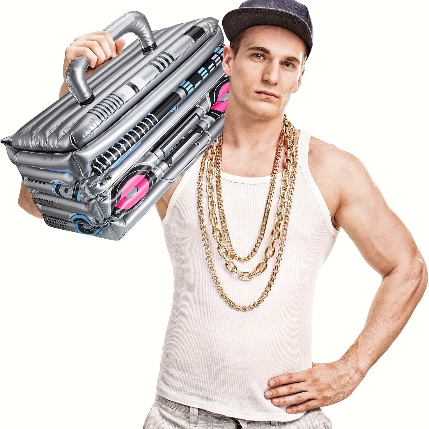 Inflatable Boom Box Beverage Cooler 80s 90s Theme Party Decorations  Inflatable Cooler Radio Blow Up Boom Box Birthday Drink Favors For Retro  Party Hip