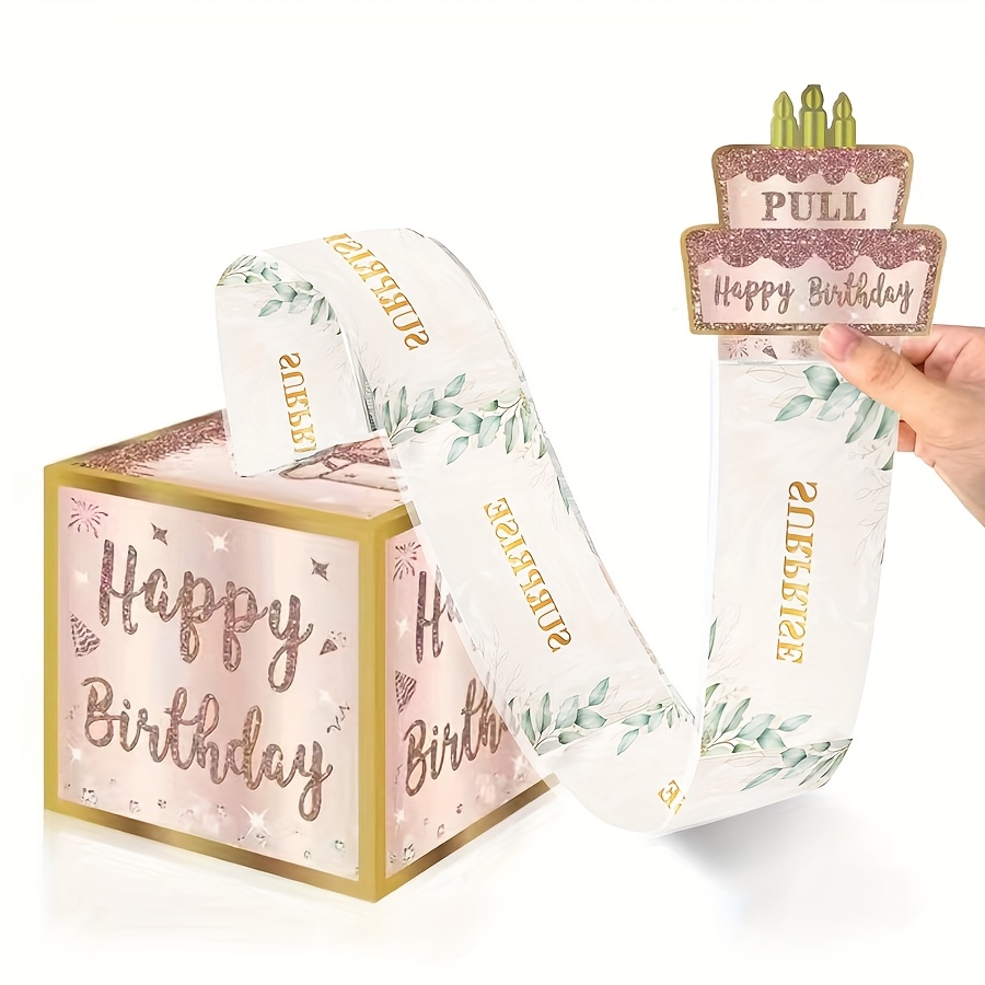 34pcs Birthday Gift Packaging Box Wife Mother Gift Birthday Party Gathering Present Packaging Rose Random Card Surprise Box