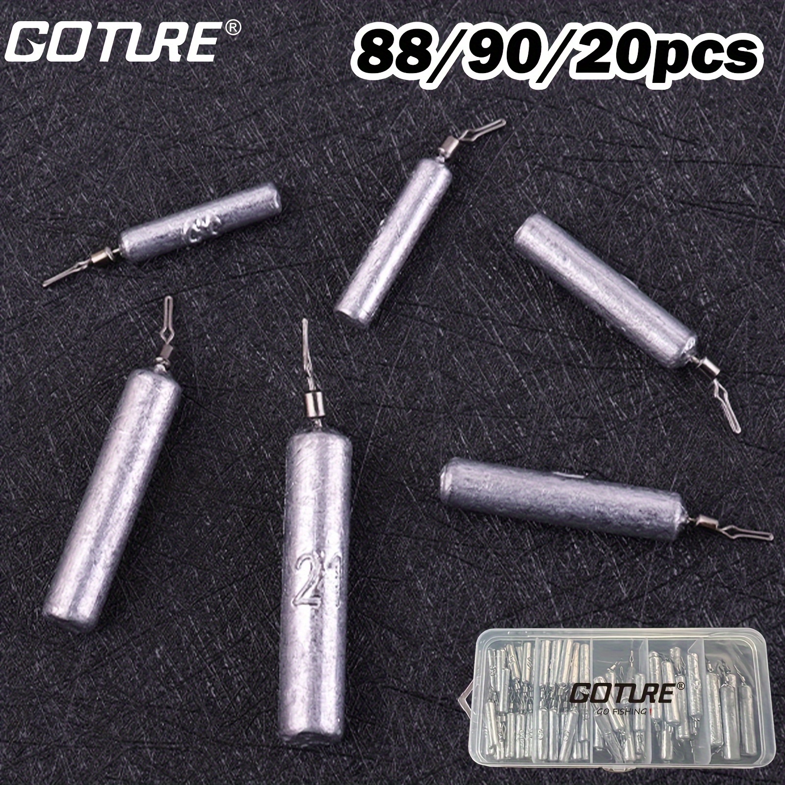 drop shot weights saltwater and freshwater fishing sinkers skinny