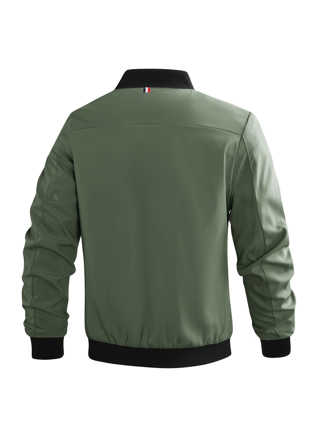 Lightweight Men'S Casual Jacket for Spring And Autumn, Stylish Solid Color Baseball Jacket, Suitable for Outdoor Sports And Leisure