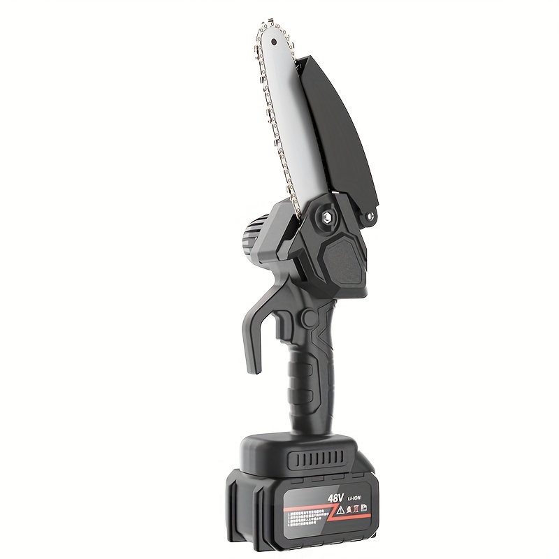 6-Inch Handheld Electric Chainsaw – 21V Battery Powered, 550W, Compact & Lightweight