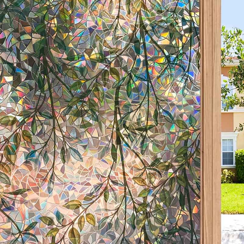 窗户隐私电影窗户胶片3d无胶玻璃贴纸玻璃门家和办公室热控制防紫外线 商品详情 0