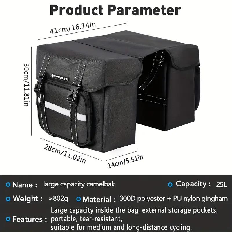Sacoche Porte Bagage Velo Arriere, Sacoche Coffre Siège Arrière Bicyclette, Sac de Coffre de Vélo, Vélo Sacoche Porte Bagages, pour Articles Stockage Cyclisme Plein Déplacements Quotidiens (Noir Sacoche Porte Bagage Velo Arriere, Sacoche Coffre Siège Arrière Bicyclette, Sac de Coffre de Vélo, Vélo Sacoche Porte Bagages, pour Articles Stockage Cyclisme Plein Déplacements Quotidiens (Noir