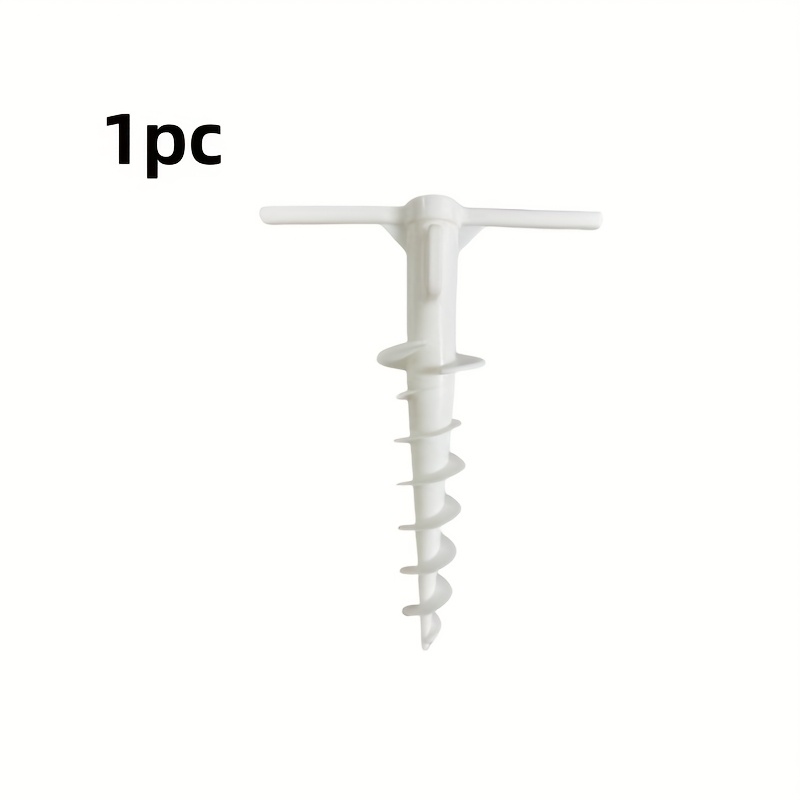 Image of 1pc, Beach Umbrella Holder, T-shaped Pole For Umbrellas, Outdoor Umbrella Stand, Provides Secure And Stable Support In , Easy To Set Up