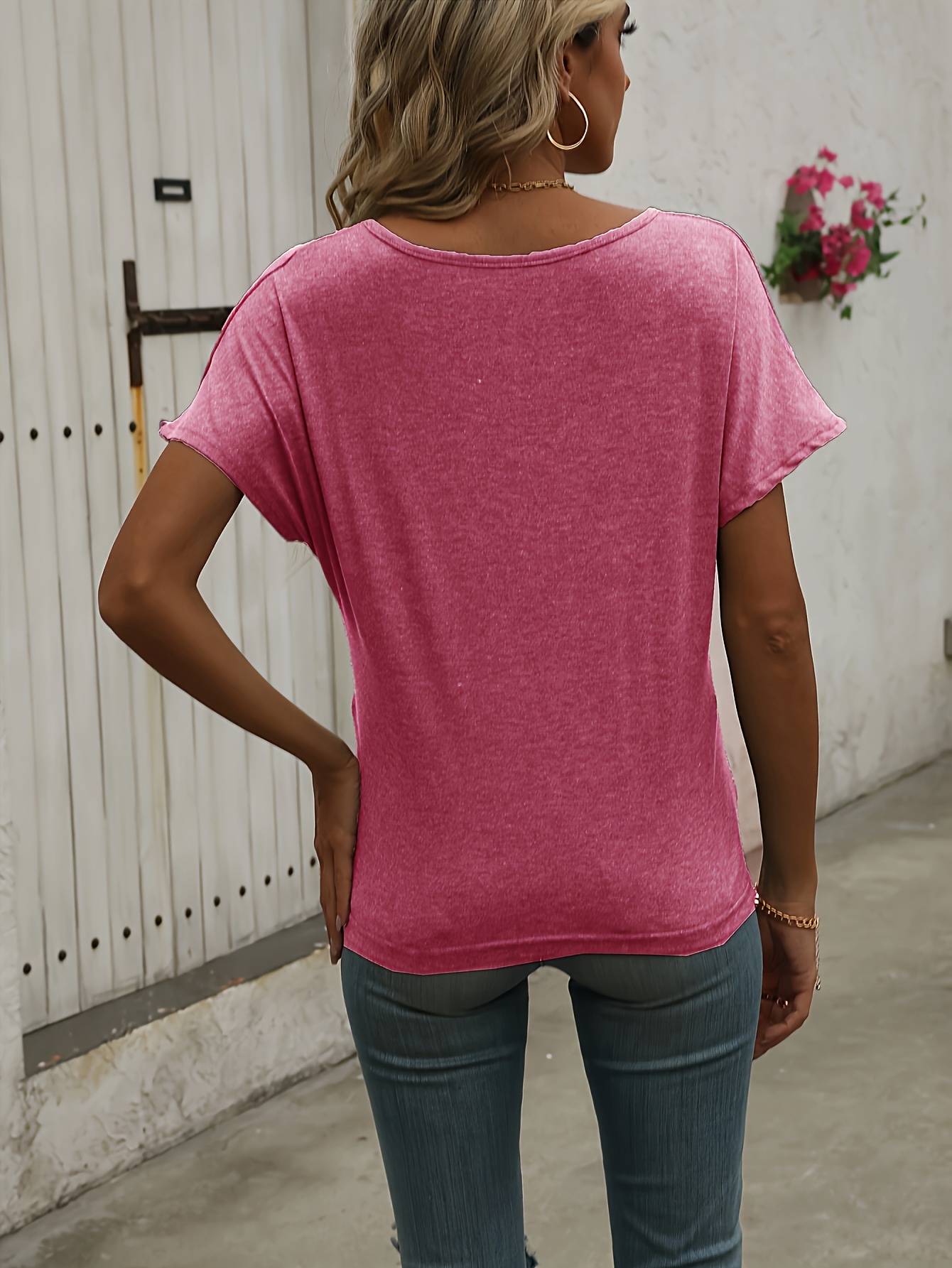 Women's Casual Short-Sleeve T-Shirt Top
