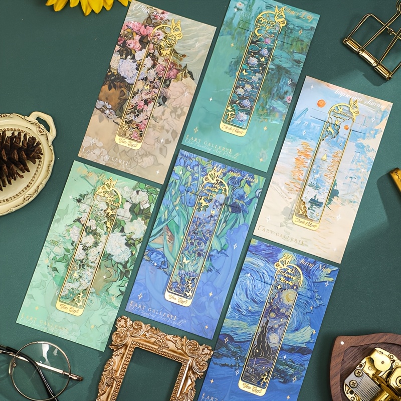 

1pc Vintage Floral , Artistic Design, Elegant Reading Accessory, Ideal Gift For , Teachers, And , Reading Enhancement | Artistic Bookmark | Decorative Bookmark, Bookmarks For Reading