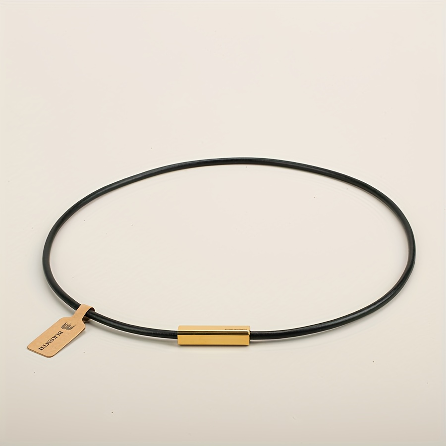 BLKSMTH Women's Leather Collarbone Necklace Gift
