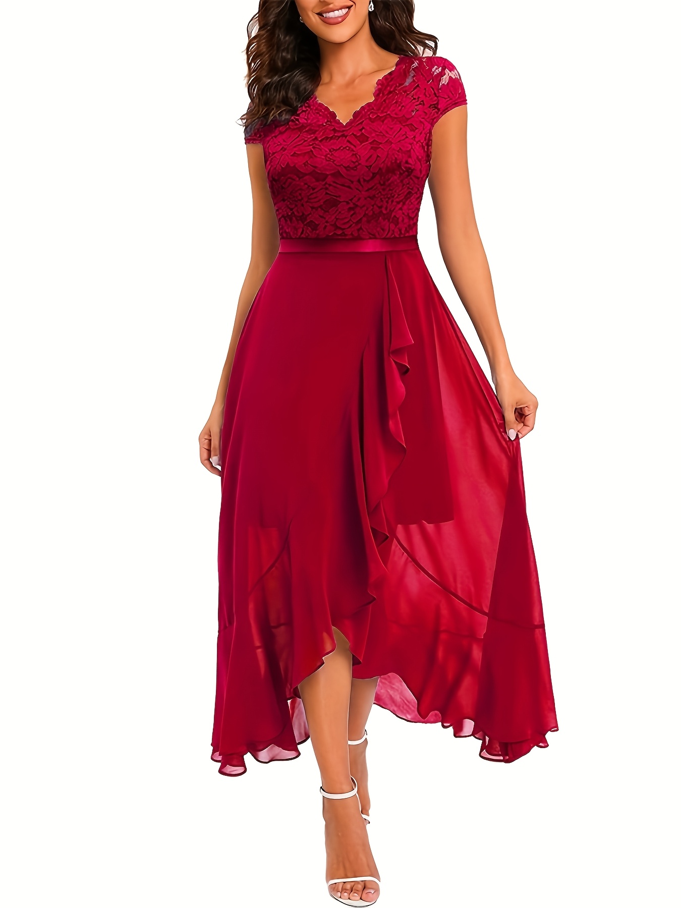 chinese dress ladies Swing into Lace Swing Dress by EY Boutique