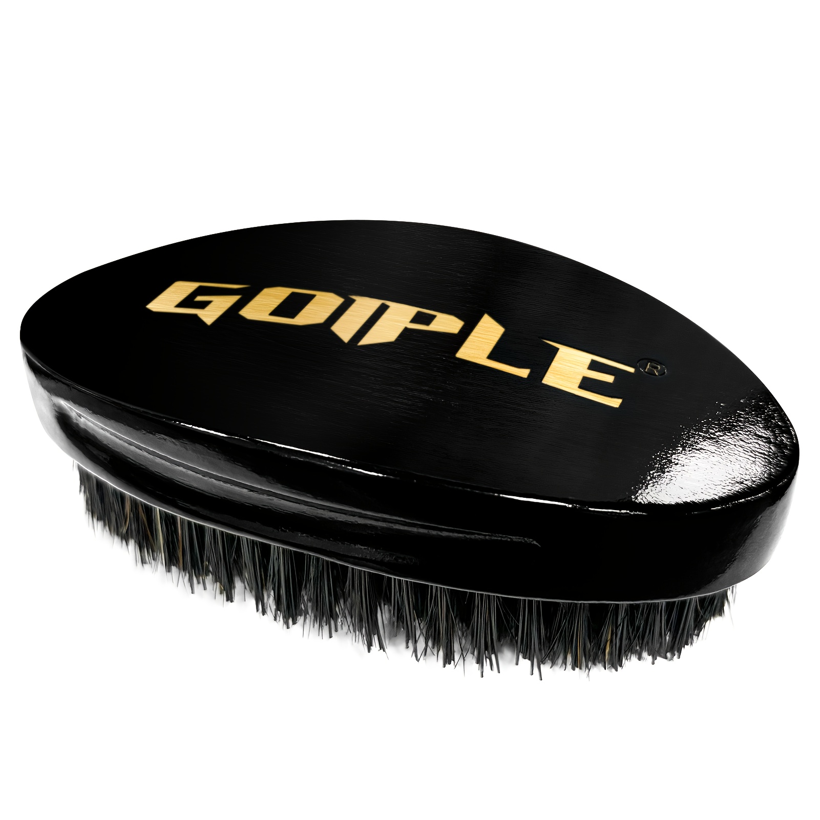 TEMU Goiple Men's Hair Brush With 360° , Textured Grip For Volume, & Waves, Ergonomic Handle, Barber Tools, Hairstyling Accessory, Ideal For Home &