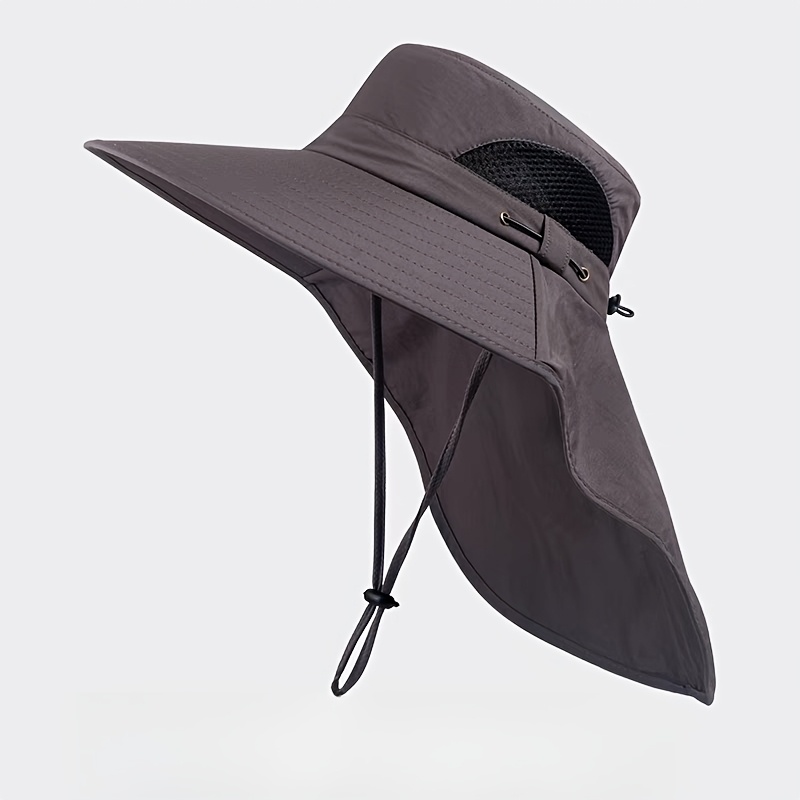   3 piezas sombrero de sol para   con   para el cuello, transpirable, de  , tipo pescador, protección uv  +, para pesca y senderismo