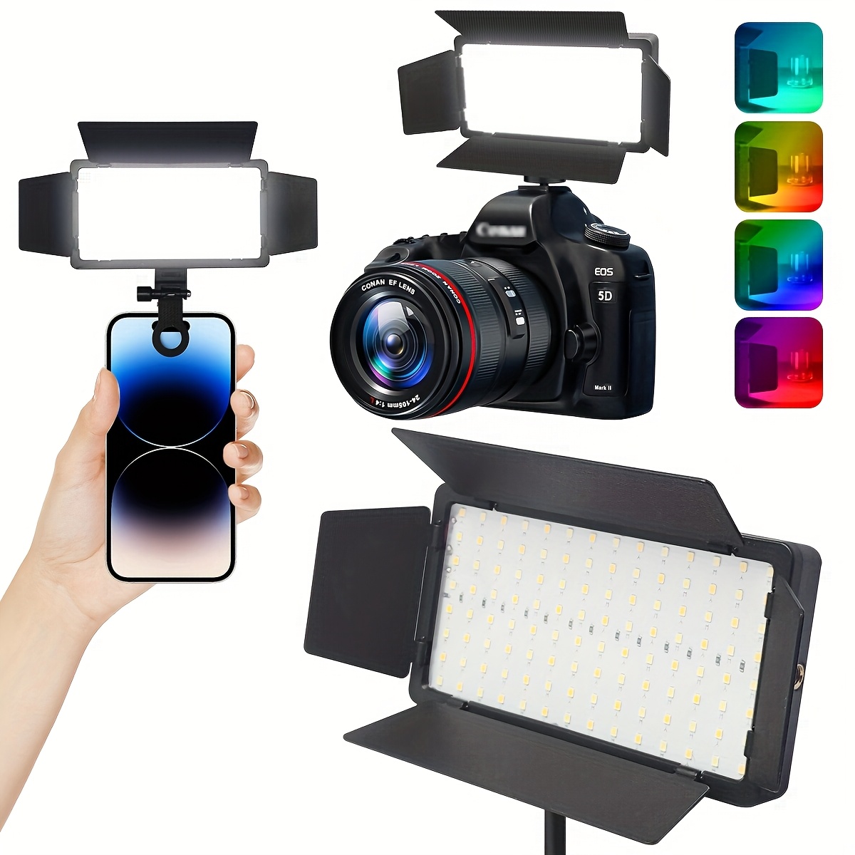 ring light phone clip sold on Temu United States