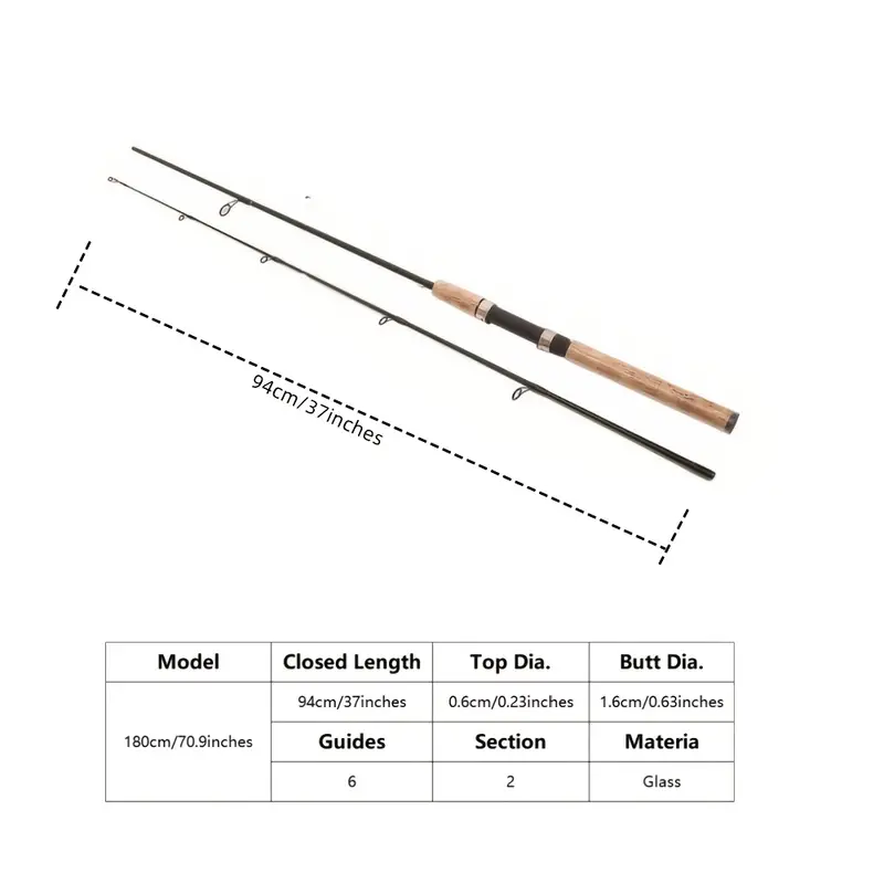 180cm 6ft fishing rod spinning fishing rod lure - Temu 180cm 6ft fishing rod spinning fishing rod lure - Temu