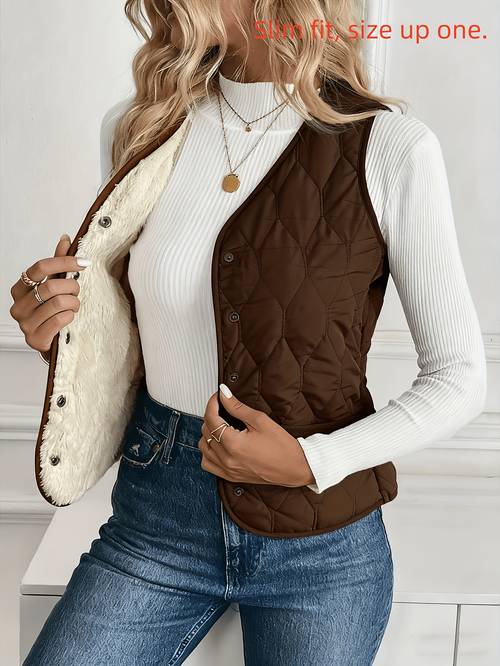 item picture womens thermal lined jacket winter apparel womens winter vest
